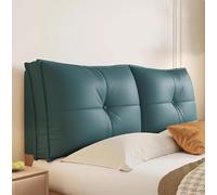 Copritestata per letto rettangolare cuscino da lettura testiera in tessuto tecnico imbottita cuscini a cuneo per lo schienale del divano letto testiera rimovibile cuscino lombare copripolvere(Straps 1