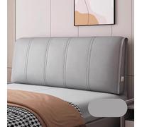 Copritestata per letto rettangolare cuscino da lettura testiera in tessuto tecnico imbottita cuscini a cuneo per lo schienale del divano letto testiera rimovibile cuscino lombare copripolvere(Straps 1