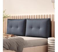 Copritestata per letto rettangolare cuscino da lettura testiera in tessuto tecnico imbottita cuscini a cuneo per lo schienale del divano letto testiera rimovibile cuscino lombare copripolvere(Paste 18