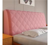 Copritestiera Letto Copertura/Copri Testata Letto Matrimoniale/Singolo Imbottito Bianco Velluto Fodera Elastica Protezione,Per Testiera Letto Decorazione Universale ( Color : Dark Pink , Size : 180cm(