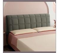 Copritestiera Letto Copertura/Copri Testata Letto Matrimoniale/Singolo Imbottito Bianco Velluto Fodera Elastica Protezione,Premium Tortora All-inclusive Lavabile ( Color : Dark gray , Size : 160cm(63i