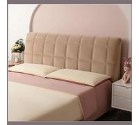 Copritestiera Letto Copertura/Copri Testata Letto Matrimoniale/Singolo Imbottito Bianco Velluto Fodera Elastica Protezione,Premium Tortora All-inclusive Lavabile ( Color : Brown , Size : 180cm(71inch)