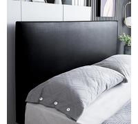 Copritestiera Letto Matrimoniale Ecopelle Copri Testata Letto Matrimoniale/Singolo Una Piazza E Mezza Elastica Universale Copertura Per Testiera Per Letto Protezione ( Color : Black , Size : 140-170cm
