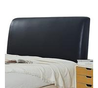 Copritestiera Letto Matrimoniale Ecopelle Tortora,Copri Testata Letto Matrimoniale/Singolo Elastica Universale Copertura Per Testiera Per Letto,Copertura Protettiva Impermeabile ( Color : Black , Size