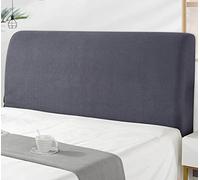 Copritestiera per testiera, tinta unita, copertura in tessuto, copertura elastica all-inclusive, per camera da letto, completa, confezione adatta per una varietà di teste del letto, decorazione