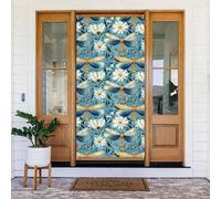 Copritorte per porte con stampa elegante con libellula, decorazione decorativa per interni ed esterni, primavera, estate, autunno, inverno, Halloween, Natale, decorazioni per la casa