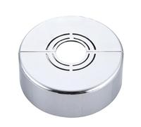 Copritubi a parete per bagno,Copriforo per rubinetto del bagno, Piastra di copertura del foro del lavandino, Piastra autoadesiva per copertura del foro del lavandino rotondo di tipo diviso