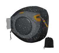 Copritubo avvolgitubo colore nero 210D rivestito argento Oxford panno protezione