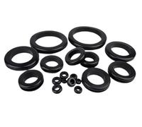 Copritubo in gomma, tappi for fori a filo, 100 pezzi di passacavo in da 3 a 20 mm, guarnizione for cavi elettrici, set guarnizioni in for, utensili for ferramenta(10 * 12 * 2mm)