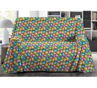 Copritutto Arredatutto Telo arredo Copridivano Copriletto Emoji Letto Divano