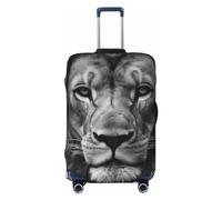 Coprivaligia ad alta elasticità con stampa "Una stella marina sulla spiaggia", coprivaligia da viaggio universale antigraffio per uomo e donna.