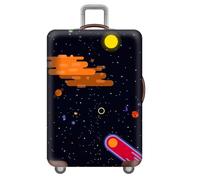 Coprivaligia,Cielo Stellato,Spazio,Galassia,Pianeta,Astronauta Copri Valigia,Riutilizzabili, Lavabili,Antipolvere,Coprivaligia Protettiva Per Valigie,Protezione Per Valigia (Color 4,M(22-24inch))