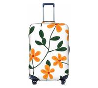 Coprivaligia con motivo a fiori d'arancio, coprivaligia da viaggio