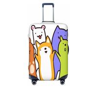 Coprivaligia con simpatici animali dei cartoni animati, coprivaligia da viaggio