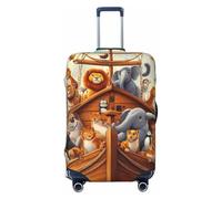 Coprivaligia con stampa dell'Arca di Noè e animali, adatti per valigie da 18 a 32 pollici - Grande