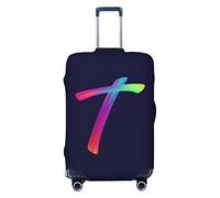 Coprivaligia da viaggio, borsa protettiva per valigia, lettera colorata B antigraffio adatta a bagagli da 18-32 pollici, custodia per valigia per bambini e adulti, X-Large