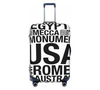 Coprivaligia da viaggio, coprivaligia, borsa protettiva, antipolvere per viaggi nel mondo, adatta a bagagli da 18-32 pollici, coprivaligia per bambini e adulti, taglia XS