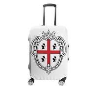 Coprivaligia Da Viaggio Per Valigie Da 18 A 32 Pollici Con Stampe Della Bandiera Della Sardegna E Dell'Italia Lavabile Elastico E Resistente Per Trolley Da Viaggio