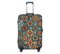 Coprivaligia da viaggio vintage Mandala Elements, coprivaligia in spandex, protezione per valigia, antipolvere, adatta a bagagli da 18 a 32 pollici, coprivaligia per bambini e adulti, taglia XS