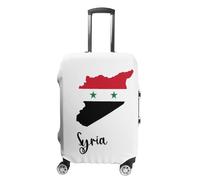 Coprivaligia Divertente Coprivaligia Da Viaggio Con Stampa Della Bandiera Della Siria Elastico Lavabile Adatto Per Bagagli Da 18 A 32 Pollici Xl