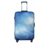 Coprivaligia elastico Blue Nebula Cosmos Ftis per valigie da 25-28 pollici