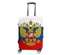 Coprivaligia Elastico Coprivaligia Per Valigie Da 18-32 Pollici Custodia Protettiva Per Trolley Da Viaggio Con Stampa Della Bandiera Nazionale Russa Riutilizzabile Per Protezione Dei Bagagli S