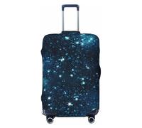 Coprivaligia elastico per valigia Ftis 25-28 pollici, motivo: Cosmos, Nebulosa Blu, Universo