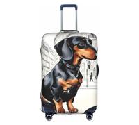 Coprivaligia elastico resistente con bassotto parigino - Proteggi e distingui il tuo bagaglio