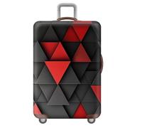 Coprivaligia Fibra Di Poliestere,Copri Valigia Polvere,Coprivaligia Grande,Elementi Essenziali Per Il Viaggio,Copertura Valigia,Linee,Animale,Luggage Cover,Bambini,Adulti (Geometria,M(22-24inch))