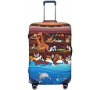 Coprivaligia lavabile Animals On Noah's Ark2 - Protezione per valigia alla moda adatta a bagagli da 18-32 pollici