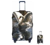 Coprivaligia lavabile elastico con ali spiegate in acqua, coprivaligia da viaggio alla moda, antigraffio, decorativo, adatto a bagagli da 18 a 32 pollici, di medie dimensioni