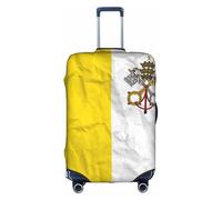 Coprivaligia universale elasticizzato con bandiera della Città del Vaticano, protezione antigraffio per bagaglio da viaggio per donna, taglia media