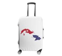 Coprivaligie Da Viaggio Per Valigie - Coprivaligia - Materiale Elasticizzato Di Alta Qualità - Stampa Divertente Ed Elegante Della Bandiera Di Cuba - Piccola Media Grande O Extra Large L