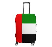 Coprivaligie Da Viaggio Per Valigie - Coprivaligia - Materiale Elasticizzato Di Alta Qualità - Stampa Divertente Della Bandiera Degli Emirati Arabi Uniti - Piccola Media Grande O Extra Large S