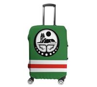Coprivaligie Da Viaggio Per Valigie - Coprivaligia - Materiale Elasticizzato Di Alta Qualità - Stampa Divertente Della Bandiera Della Repubblica Cecena - Piccola Media Grande O Extra Large L