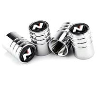 Coprivalvola antipolvere e impermeabili for Hyundai N-Line i10 i20 i30 Sonata Tucson, tappi valvola for pneumatici in lega di alluminio for auto, confezione da 4.(B)