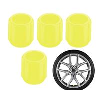 Coprivalvola Fluorescente Pneumatici - Tappi Valvola Luminosi, Set 4 Pezzi | Accessorio Decorativo Universale Per Auto Bici Moto Scooter Camion Pneumatici Cerchi Ruote Illuminati Este