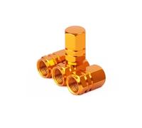 Coprivalvole for pneumatici in lega di alluminio for auto, copristelo for cerchi, impermeabili, antipolvere, for automobili, motociclette, camion e biciclette.(Gold)