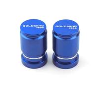 Coprivalvole per motociclette Per Hon@&da GL1800 Goldwing 1800 1800GL CNC Tappi Valvola Pneumatico Ruota Tappo Copristelo Pneumatico Ermetico Accessori Moto Rosso(Blue)