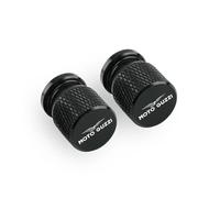 Coprivalvole per motociclette Per Moto Guzzi V85tt V100 Mandello V7 Stone V85 V 9 Copristelo Coprivalvola Pneumatico In Lega Di Alluminio Airdust Accessori Moto CNC(Black)