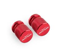 Coprivalvole per motociclette Per Moto Guzzi V85tt V100 Mandello V7 Stone V85 V 9 Copristelo Coprivalvola Pneumatico In Lega Di Alluminio Airdust Accessori Moto CNC(Red)