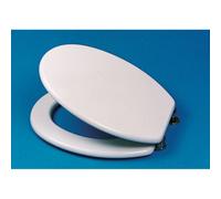 coprivaso copriwater tavoletta in legno universale classico bianco cm 37x45