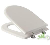 COPRIVASO COPRIWATER TAVOLETTA SAVINI IN LEGNO-POLIESTERE ESEDRA BIANCO 35.6 CM