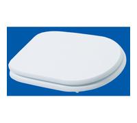 coprivaso in legno mod sintesi cm 35x46,5 sedile copriwater tavoletta bianco