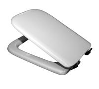 Coprivaso Mod.Conca in legno e strato di poliestere 34x41,3 cm bianco copriwater