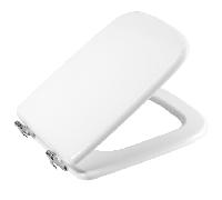 Coprivaso Mod.Conca in MDF e cerniere in ottone 34x46x5 cm bianco copriwater