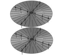 Coprivaso per piante 2 pezzi Coprivaso rotondo in plastica cava da 20 pollici con picchetti Protezione per fiori regolabile Tappo per scavare gatti per vasi per piante da interno ed esterno, fioriera