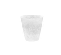 Coprivaso plastica riciclata Ø 13 cm alabastro satinato