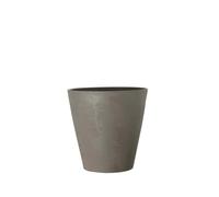 Coprivaso plastica riciclata Ø 15 cm beige scuro Beige scuro