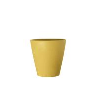 Coprivaso plastica riciclata Ø 15 cm ocra chiaro Ocra chiaro